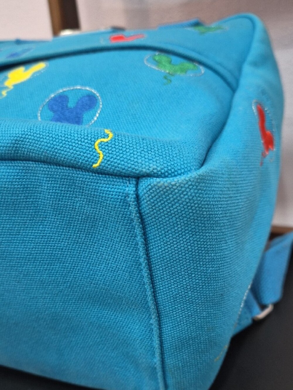 Disney Parks Loungefly Backpack with Multicolor Mickey Balloon Motif - Picture 13 of 14